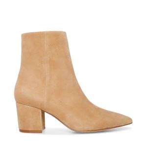 Steve Madden Ossie Tan Mocka Kängor Dam Bruna | SM-867FB