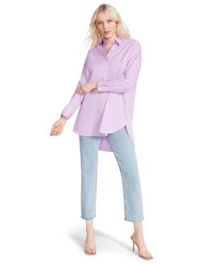 Steve Madden Oversized Button Up Blast Dam Lila | SM-735KA