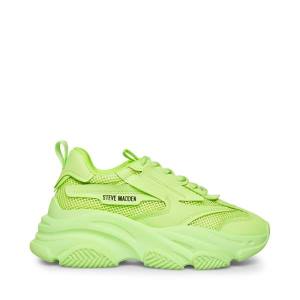 Steve Madden Possession Lime Sneakers Dam Ljusgröna | SM-019PT