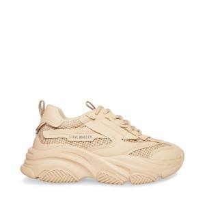 Steve Madden Possession Tan Sneakers Dam Bruna | SM-194FA