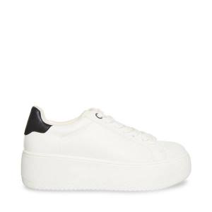 Steve Madden Rockaway Sneakers Dam Vita Svarta | SM-201SD