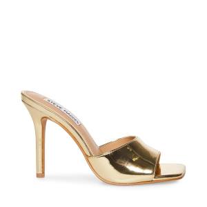 Steve Madden Signal Heel Högklackade Skor Dam Guld | SM-468XJ