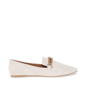 Steve Madden Soprano Bone Mocka Platta Skor Dam Beige | SM-764XW