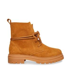 Steve Madden Tahoe Tan Mocka Kängor Dam Bruna | SM-502YT