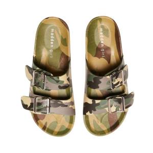 Steve Madden Teddy-t Sandaler Dam Camouflage | SM-895WB