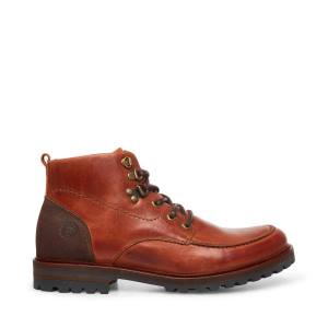 Steve Madden Trekker Cognac Läder Stövlar Herr Bruna | SM-835KL