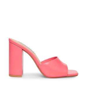 Steve Madden Trendy Läder Heel Högklackade Skor Dam Rosa | SM-890RA