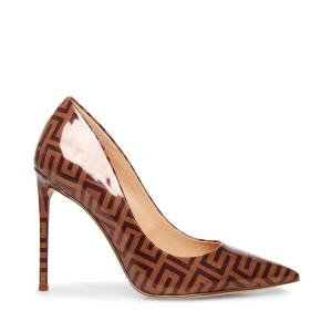 Steve Madden Vala Camel Heel Högklackade Skor Dam Bruna | SM-920JC