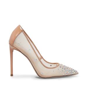 Steve Madden Valan Tan Heel Högklackade Skor Dam Beige Olika Färger | SM-690OE