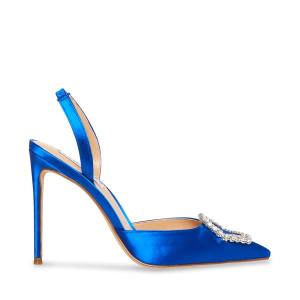 Steve Madden Vionnet Heel Högklackade Skor Dam Blå | SM-546HZ